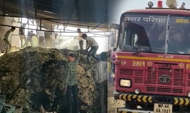 BIG NEWS: ग्राम झालरी में अचानक लगी आग, खेत पर रखा सुखला जलकर राख,  फायर ब्रिगेड की टीम ने पाया काबू,पढ़े खबर
