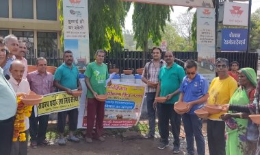 NEWS: संकल्प पर्यावरण मित्र संस्था 2 घंटे किया श्रमदान, पौधों को पिलाया पानी, तो मैसी फर्गुसन चौराहे पर आमजन को किए सकोरे वितरण, पढ़े खबर