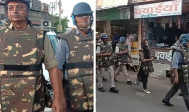 BIG BREAKING: नीमच सिटी में प्रशासन व पुलिस ने भारी बल के साथ निकाला फ्लैग मार्च, साथ ही की ये अपील, पढ़े खबर