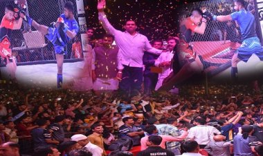 FIGHT OF NIGHTS : नीमच में हुआ एतिहासिक आयोजन, खिलाडियों के बीच कड़े मुकाबले, देखने के लिए उमड़े दर्शक, द-ग्रेड खली की झलक के लिए भी दिखी बेताबी, पढ़े खबर