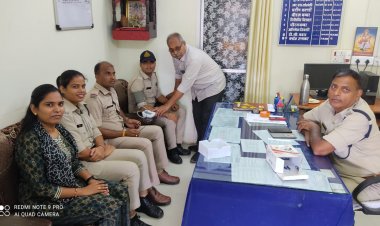 NEWS : पुलिसकर्मियों के लिए लगाया स्वास्थ्य परीक्षण शिविर, पढ़े ये खबर