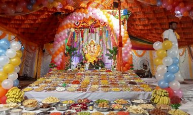 NEWS: रतनगढ़ में दस दिवसीय गणेश महोत्सव की धूम, सातवें दिन बप्पा को लगाया छप्पन भोग, पढ़े खबर