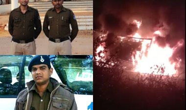 BIG NEWS: ग्वालियर से भोपाल जाते ट्रक में भीषण आगजनी, कैबिन में फसे ड्राइवर-क्लीनर, फिर फरिश्ता बन पहुंची पुलिस, ऐसे बचाई जान...! अब जमकर हो रही तारीफ, पढ़े ये खबर