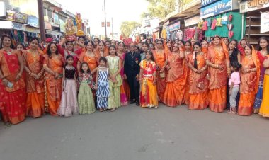 NEWS : स्वर्णकार समाज की महिलाओं ने धूमधाम से मनाया गणगौर पर्व,पढ़े खबर,