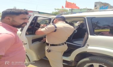 BIG NEWS: शहर में तैनात यातायात पुलिस, जब पड़ी काले कांच वाली स्कार्पियो पर नजर, तो की ये बड़ी कार्यवाही, फिर नियम तोड़ने वालो के खिलाफ भी लिया एक्शन, पढ़े खबर