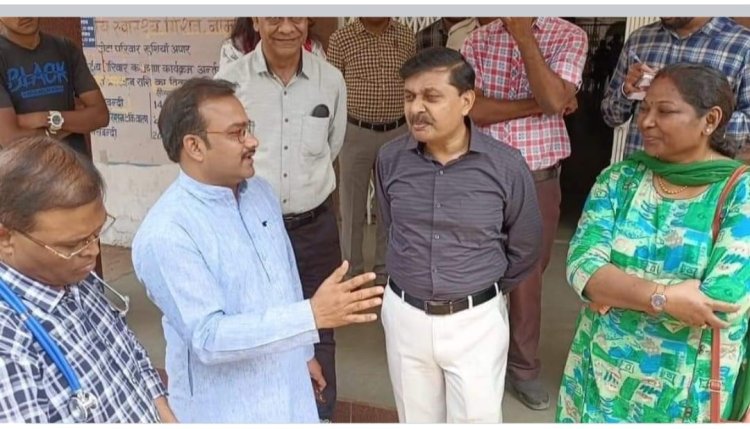 NEWS: कलेक्टर जैन ने किया जिला अस्पताल का निरिक्षण, बाहेती ने समस्याओं से कराया अवगत, पढ़े खबर