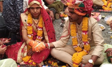 NEWS : घाणावार साहू समाज का 17वां सामूहिक विवाह सम्मेलन भादवा माता में हुआ संपन्न, 35 जोड़ें बंधे परिणय सूत्र में, पढ़े खबर