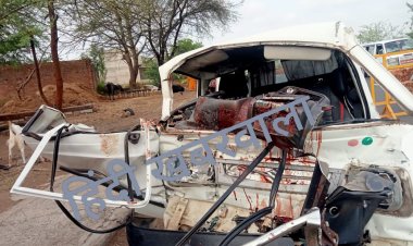 BIG BREAKING : मनासा मंदसौर मार्ग पर बड़ा हादसा,एक ही परिवार के 3 लोगो की मौत,चार घायल,उज्जैन से लोट रहा थे अपने गांव,बीच में कार जा टकराई ट्राली से, पढ़े ये खबर