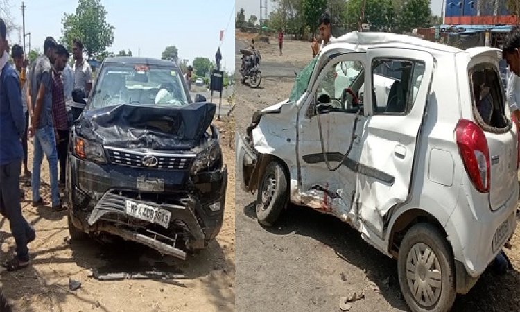 OMG ! महू-नसीराबाद हाईवे पर हादसा, दो कारों की जोरदार भिड़ंत, कई लोग घायल, आवाज सुनते ही देखने वालों के उड़े होश, घटना कानका फंटे की, पढ़े ये खबर