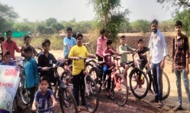 NEWS: मिशन लाइफ अभियान, ग्राम उचेड़ में निकाली साइकिल रैली, ग्रामीणों को किया जागरूक, पढ़े ये खबर