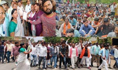 BIG NEWS: मीणा समाज के सैकड़ों लोग उतरे सड़कों पर, SP कार्यालय पहुंच सौंपा ज्ञापन, की ये बड़ी मांग, मामला- अरनिया मामादेव गांव में हुए खुनी संघर्ष का, पढ़े खबर