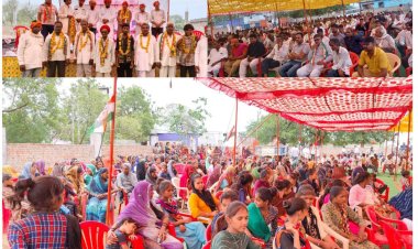 विधानसभा चुनाव: मेघपुरा में कांग्रेस का सम्मलेन, और भाजपा को बड़ा झटका, इन्होंने धामा हाथ का पंजा, सैकड़ों लोगों ने इन्हें सुना, नेता बोले- बहरूपिए आएंगे वोट मांगने, तो लेना सालों का हिसाब, पढ़े पूरी खबर