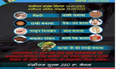 NEWS: समाजसेविका नीलू पाटीदार की नई पहल,आने वाली 23 तारीख को करेंगी प्रतियोगिता का आयोजन, रजिस्ट्रेशन की आखरी तारीख इस दिन तक ,पढ़े खबर