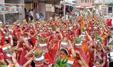 NEWS: रतनगढ़ में शिवपुराण कथा का भव्य आयोजन आज से, महिलाओं ने कलश के साथ निकाली तिरंगा यात्रा, दिया ये संदेश, पढ़े खबर