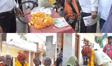 NEWS- कांग्रेस प्रत्याशी उमरावसिंह का जनसम्पर्क शुरू,जवाहर नगर में हुआ स्वागत, तो गांवों में मिला अपार समर्थन, कल इन गाँवो में पहुंचकर लेंगे जनता का आशीर्वाद,पढ़े खबर