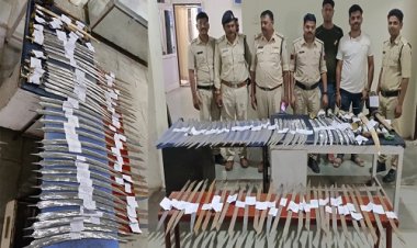BIG BREAKING : अवैध हथियारों का खुलेआम निर्माण, सुचना पर घनश्याम के खेत पर पुलिस की दबिश, फिर कई तलवारों सहित ये सामग्री जप्त, मौके से एक तो गिरफ्तार, तो दुसरा फरार, मामला- मंदसौर जिले का, पढ़े खबर