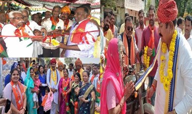 BIG NEWS: बीजेपी प्रत्याशी दिलीपसिंह परिहार पहुंचे दक्षिण मंडल, विभिन्न गावों में किया तूफानी जनसंपर्क, आमजन के बीच कांग्रेस पर साधा निशाना, यहां हुआ कार्यालय का शुभारंभ, पढ़े खबर