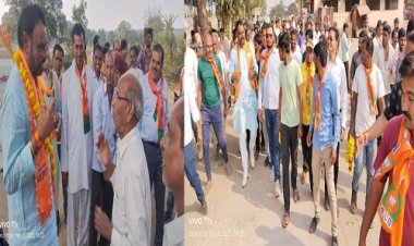 NEWS: भाजपा प्रत्याशी मारू का पड़दा गांव में तूफानी जनसंपर्क, कार्यालय का शुभारंभ, और चौपाल पर ग्रामीणों से संवाद भी, पढ़े मनीष जोलान्या खबर