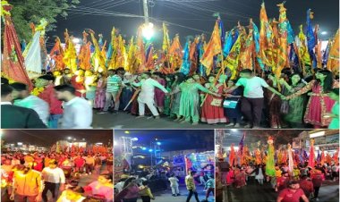 NEWS : नीमच शहर में बाबा खाटूश्याम के जुलूस में उमड़ा श्रदालुओ का सैलाब, बिन चप्पल  निकाली निशान यात्रा, पढ़े खबर