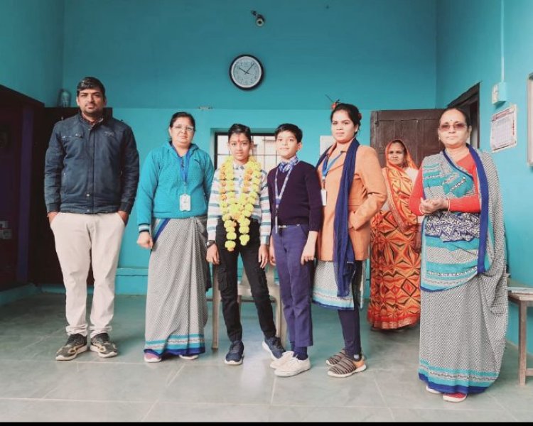 NEWS : फिर जीरन का नाम रोशन, हुआ स्वामी विवेकानन्द एकेडमी के छात्र गौरव का नवोदय में चयन, पढ़े खबर