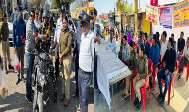 BIG NEWS: सड़क सुरक्षा पखवाड़ा व विशेष जागरूकता अभियान, नीमच में यातायात पुलिस अलर्ट, स्कूलों में छात्र-छात्राओं को किया जागरूक, तो बस चालकों का नैत्र परिक्षण भी, हर दिन होगा कुछ नया, खाकी की वाहन चालकों से बड़ी अपील, पढ़े खबर