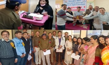 NEWS: नीमच में नि:शुल्क जांच एवं परामर्श शिविर संपन्न, 430 मरीजों ने उठाया शिविर का लाभ, एसपी अमित तोलानी बोले- फाईल तैयार कर बीमारी का करें निराकरण, पढ़े खबर