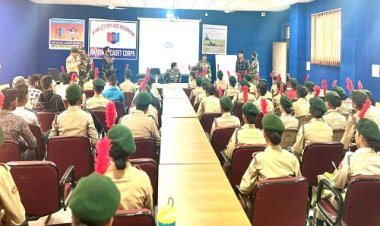 NEWS : PG कॉलेज में विशेष व्याख्यान संपन्न, NCC कैडेट्स हुए शामिल, मेजर सुनील सिंह ने कहां- सेना में भर्ती होने के लिए किसी के बहकावे में नहीं आये युवा, पढ़े खबर