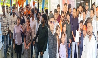 BIG NEWS : कलेक्टर कार्यालय में ABVP का हल्लाबोल, महिलाओं के साथ घटित अपराधों को लेकर सौंपा ज्ञापन, राष्ट्रपति से ये मांगे, पश्चिम बंगाल के संदेशखाली क्षेत्र के लिए कहीं ये बात, पढ़े खबर