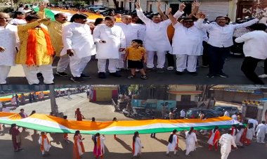 NEWS: अमर शहीद हेमू कालाणी जन्म जयंती, सिंधी समाज ने निकाली विशाल तिरंगा यात्रा, भारत माता की जयकरों से गूंजा नीमच, पढ़े खबर