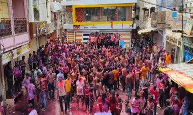 NEWS : मनासा में रंग तेरस की धूम, ढोल-ढमाकों के साथ निकली रंगारंग गैर, युवाओं ने बढ़-चढ़कर लिया हिस्सा, पढ़े खबर