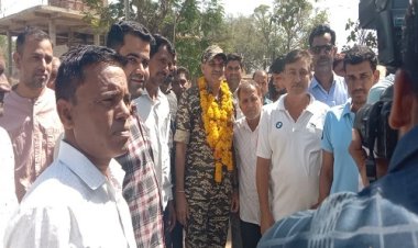 NEWS : CRPF जवान कमल जाट हुए सेवानिवृत्त, गांव लौटने पर हुआ जोरदार स्वागत, भारत माता की जय के उद्घोष के गूंज उठा हरवार, पढ़े खबर