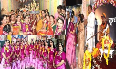 NEWS : ब्रज नंदिनी महिला मंडल द्वारा आयोजित तीन दिवसीय नानी बाई का मायरा कथा का विश्राम, बड़ी संख्या में उमड़े श्रद्धालु, राधा-कृष्ण का स्वांग रहा आकर्षण का केंद्र, मतदान करने की दिलाई शपथ, पढ़े खबर