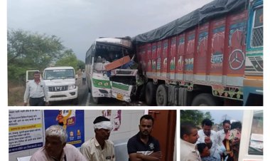 BIG NEWS : चुनावी ड्यूटी के बाद लोट रहा दल हादसे का शिकार,बस टकराई ट्रक से,9 कर्मचारी घायल,एक की मौत की खबर,प्रशासनिक अमला पंहुचा मंदसौर अस्पताल,पढ़े ये खबर