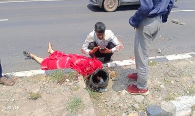 BIG BREAKING : मदंसौर में भीषण सड़क हादसा, ट्रक ने बाइक सवार दंपत्ति को मारी जोरदार टक्कर, नीमच जिले की निवासी महिला की दर्दनाक मौत, 45 मिनट तक नहीं पहुंची पुलिस और एम्बुलेंस, पढ़े नरेंद्र राठौर की खबर