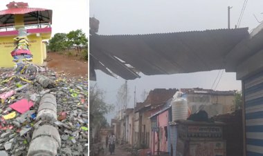 BIG BREAKING: तेज हवाओं ने चीताखेड़ा गांव में बरपाया कहर, पक्षियों का टॉवर हुआ धराशाही, तो आसमान में उड़ा टीनशेड, मची अफरा-तफरी, पढ़े आजाद मंसूरी की खबर