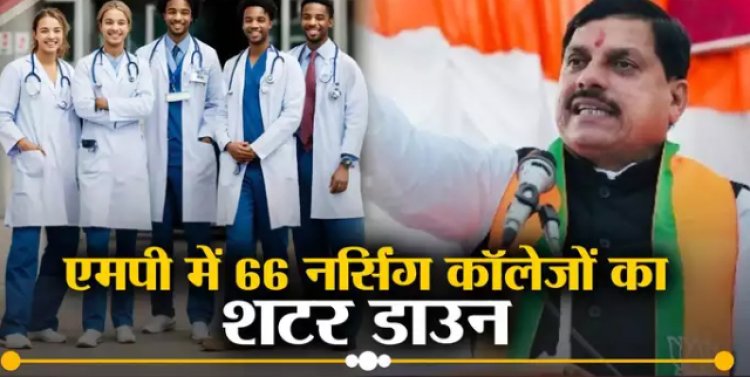 BIG NEWS : CM मोहन यादव का सबसे बड़ा एक्शन, इन 31 जिलों में 66 नर्सिंग कॉलेजों का शटर डाउन, बंद करने के आदेश, अब किन अफसरों पर होगी कार्यवाही...! पढ़े ये खबर