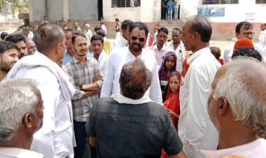 NEWS : जल गंगा संवर्धन अभियान, ग्राम ढंढेरी पहुंचे विधायक मारू, कार्यक्रम में हुए शामिल, पौधारोपण के बाद किया डोम निर्माण का भूमिपुजन, पढ़े खबर