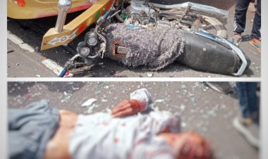 BIG BREAKING : मंदसौर जिले में भीषण सड़क हादसा, बाइक सवार की मौके पर मौत, इस बस से हुई टक्कर, नारायणगढ़ थाना प्रभारी घटना स्थल पर, पढ़े नरेंद्र राठौर की खबर