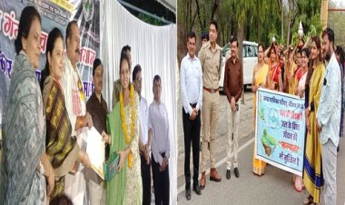 NEWS : कलश यात्रा व पुरस्‍कार वितरण के साथ जल गंगा संवर्धन अभियान का समापन, CM के कार्यक्रम का लाइव प्रसारण भी, कलेक्‍टर व एसपी भी हुए शामिल, विधायक परिहार बोले- जनता को समझना होगा पानी का महत्‍व, पढ़े खबर