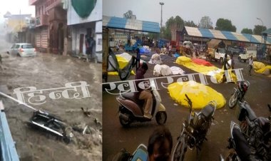 BIG NEWS : नीमच जिले में मौसम ने ली करवट, कहीं मूसलाधार बारिश, कहीं पड़ा सूखा, आम जनता को राहत, पर किसानों को नुकसान, मंडी में सोयाबीन और तिल्ली सहित कई उपज के ढेर हुए गीले, पढ़े खबर