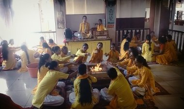 NEWS : 5 दिवसीय प्रशिक्षण शिविर में 105 कन्या बनी सहभागी, बुराइयों को मिटाने के लिए दिए आहुतियां, प्रतिभा का प्रदर्शन भी, अब इस दिन होगा पौधों का वितरण, पढ़े खबर