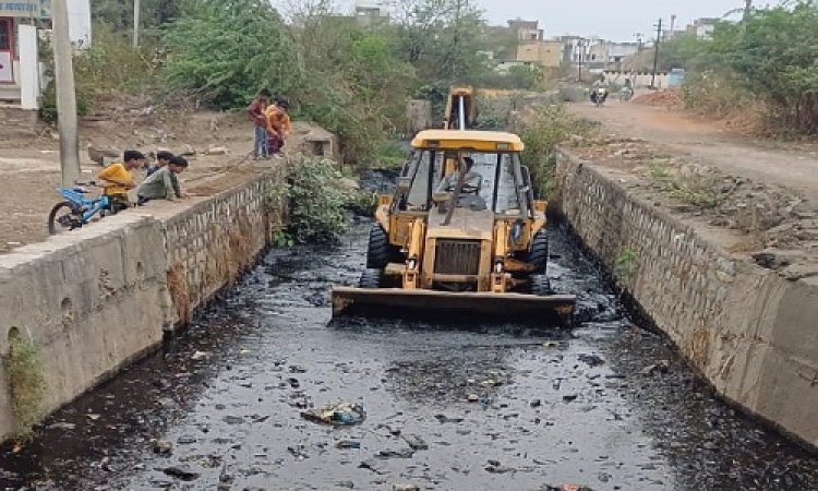 NEWS : NEWS : जल गंगा संवर्धन अभियान, बारिश से पहले मनासा में साफ-सफाई, नालों सहित इन्हें किया नीट एंड क्लीन, पढ़े खबर