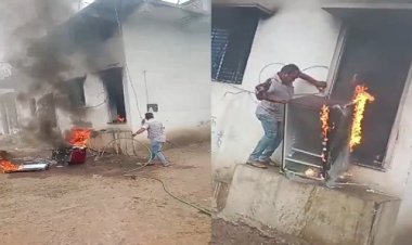 BIG NEWS : घर से धुआं निकलता देखा, तो गांव में अफरा-तफरी, फिर ग्रामीणों ने दिखाई सूझ-बुझ, कुछ यूं पाया आग पर काबू, आखिर मकान में कैसे हुई भीषण आगजनी, पढ़े मनीष जोलान्या की खबर