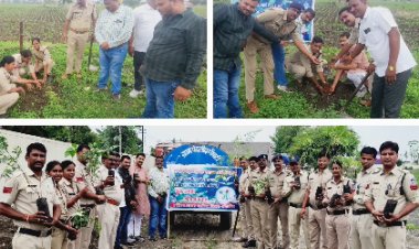 BIG NEWS : एक पेड़ मां के नाम अभियान, थानों-चौकियों और पुलिस लाइन में कार्यक्रम संपन्न, ऑफिसरों ने परिवार सहित किया पौधरोपण, अब बिखरेगी नीम, बैलपत्र और गुलमोहर के साथ इनकी महक, पढ़े खबर