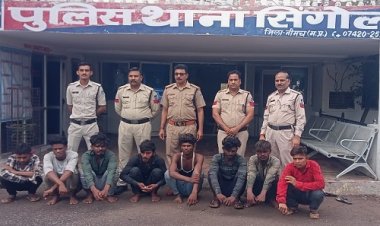BIG NEWS : सिंगोली पुलिस की बड़ी कार्यवाही, चोरी के मामले में आधा दर्जन से ज्यादा बदमाश गिरफ्तार, ऐसे दिया वारदातों को अंजाम, हुआ बड़ा खुलासा, पढ़े आजाद नीलगर की खबर