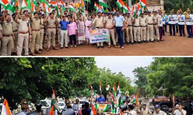 NEWS: आजादी के तरानों से गूंजा नीमच शहर,हर घर तिरंगा अभियान के तहत नीमच जिला पुलिस ने निकाली वृहद तिरंगा वाहन रैली,पढ़े खबर