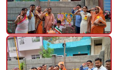NEWS: प्रभु भक्ति के साथ मनाया देश भक्ति का त्यौहार, जवाहर नगर के इस मन्दिर पर किया झण्डा वन्दन, पढ़े खबर