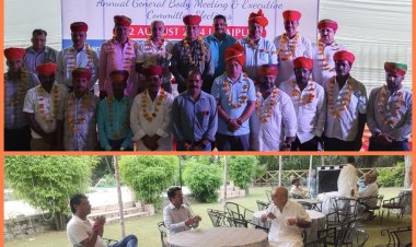 NEWS : राजस्थान फुटबॉल एसोसिएशन की बैठक सम्पन्न, मानवेंद्र सिंह निर्विरोध अध्यक्ष नियुक्त, चितौड़गढ़ फुटबॉल संघ जिलाध्यक्ष पूरण आंजना ने दी बधाई, पढ़े खबर