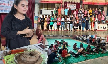 NEWS : छात्राओं ने बनाएं मिट्टी के गणेश, कुछ यूं सीखी कलां, फिर ये संकल्प भी लिया, जाजू कन्या महाविद्यालय में शानदार कार्यशाला संपन्न, पढ़े खबर