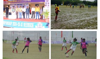 BIG NEWS : सब जूनियर गर्ल्स नेशनल फुटबॉल चेम्पियनशिप, बालिका खिलाड़ियों ने किया रोमांचक खेल का प्रदर्शन, बारिश के चलते ये मैच स्थगित, आज इनके बीच होगा मुकाबला, पढ़े खबर